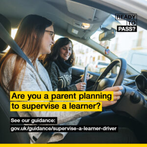 Parents information on supervising a learner 